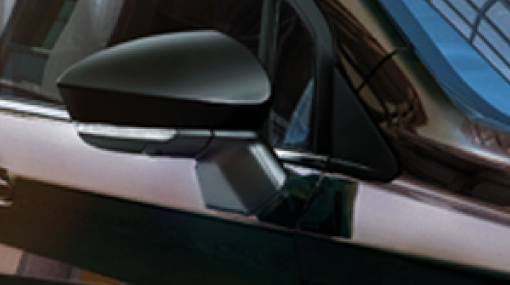 Auto-flip Side Mirror