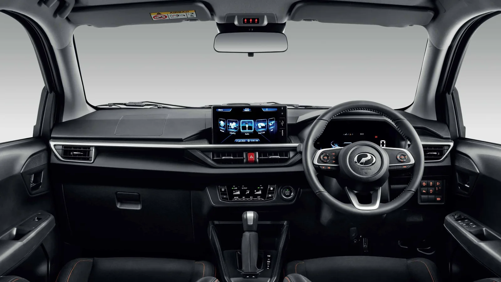 Interior Axia 2026: Beza Varian E, G, X, SE dan AV