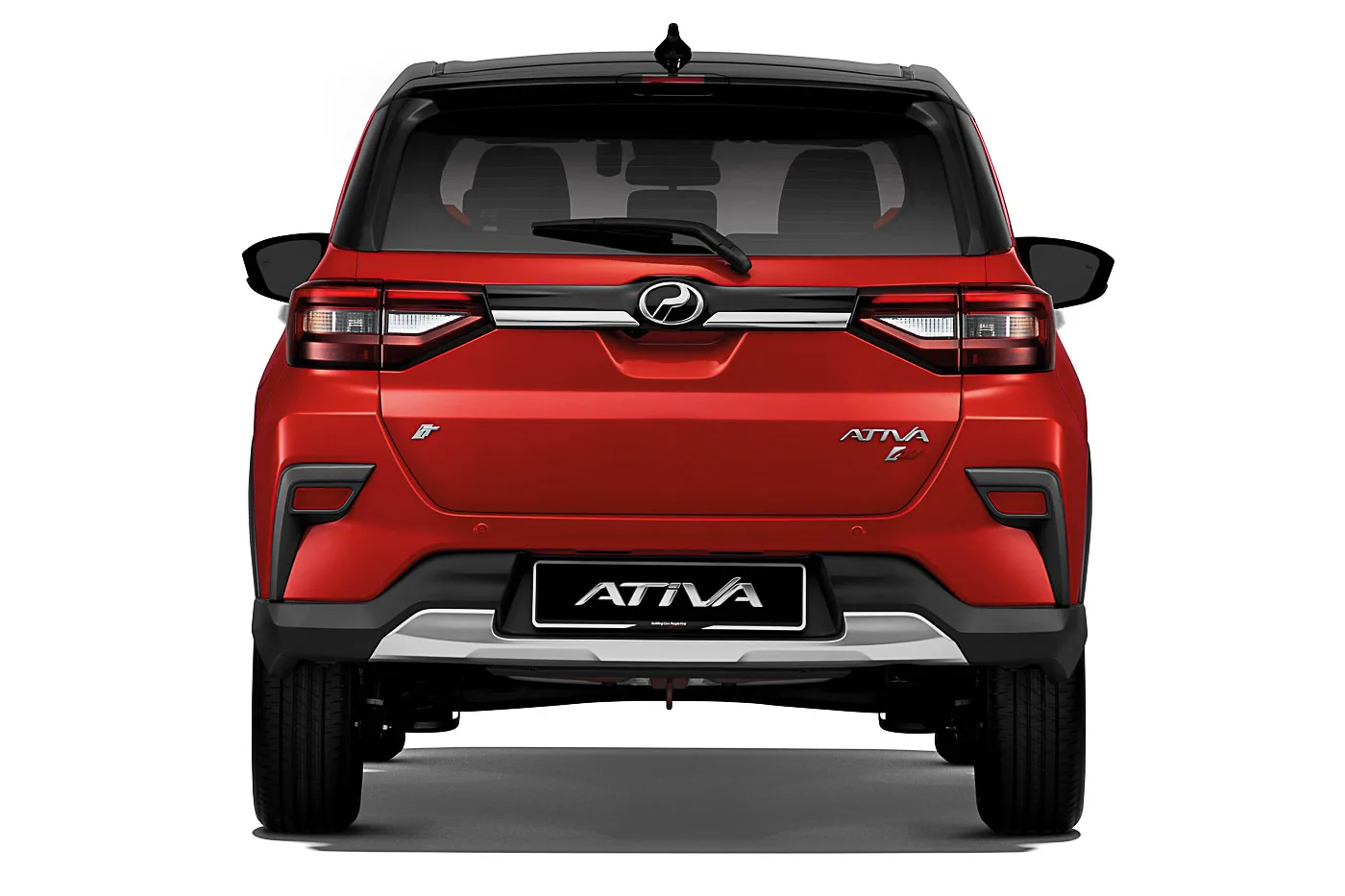 Perodua Ativa AV foto rasmi eksterior pandangan belakang dan sisi SUV kompak