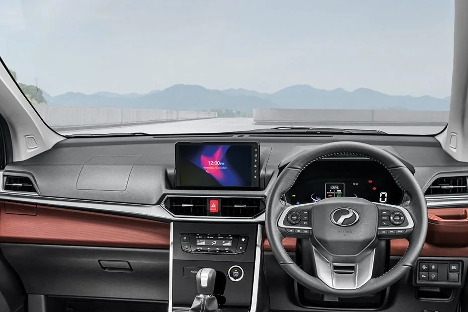Dashboard Perodua Alza 2022 infotainment dan sistem kawalan