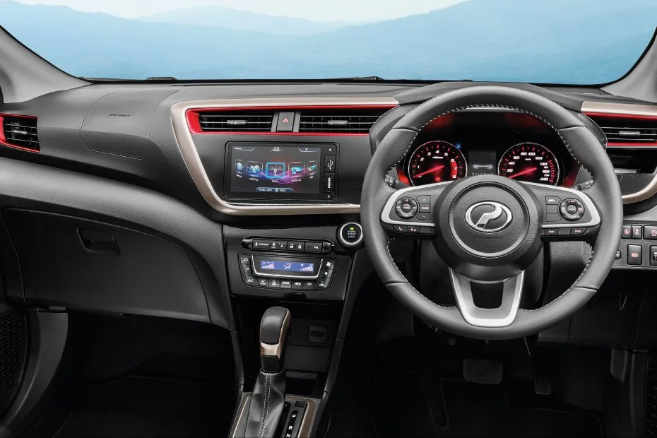 Dashboard interior Perodua Myvi mengikut varian