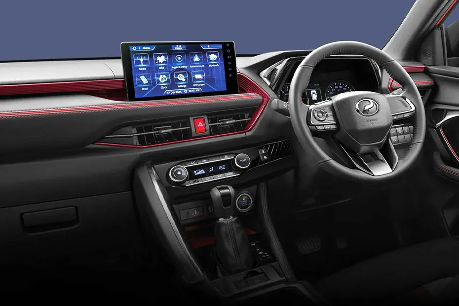 Dashboard Perodua Traz, kelengkapan pada model Perodua paling mahal